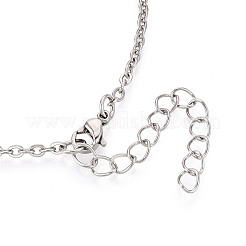 Colliers à chaîne en acier inoxydable 304 de 2.5 mm&nbsp;LS-NJEW-N059-02P