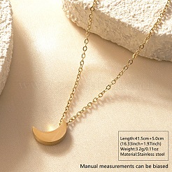 Collane con ciondolo in acciaio inossidabile 304 per donna&nbsp;WG5CF80-01