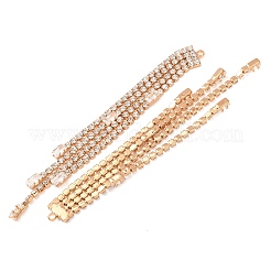 Grandi pendenti in ottone con micro pavé di zirconi chiari&nbsp;CU-CBAEC99-02G