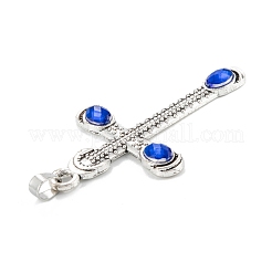 Tibetischen Stil Legierung Strass Anhänger&nbsp;PALLOY-P261-01AS