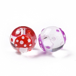 Vetro con perle di smalto&nbsp;LAMP-P058-01I