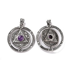Pendentifs en améthyste naturelle&nbsp;G-L524-05AS-04