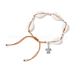 Braccialetti con ciondolo tartaruga in lega&nbsp;BJEW-JB11758-06
