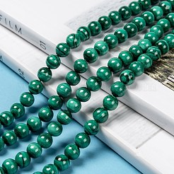 Chapelets de perles en malachite naturelle&nbsp;G-O166-07A-6mm