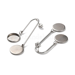 Accesorios para aretes de acero inoxidable 304 que no se deslustran&nbsp;STAS-P328-11P