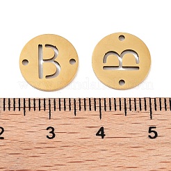 PVD-Vakuumbeschichtung 201 Edelstahl hohle flache runde Glieder&nbsp;FIND-R149-03B-G