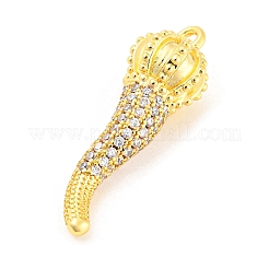 Gestell Messing micro ebnen Zirkonia Anhänger&nbsp;ZIRC-F140-01G