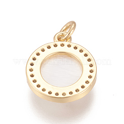 Ottone micro spianare pendenti zirconi&nbsp;ZIRC-L078-043M-NR