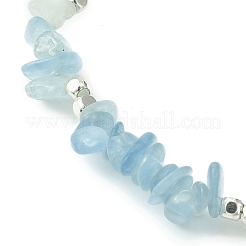 Set aus Stretch-Armbändern mit Perlen aus natürlichen gemischten Edelsteinsplittern&nbsp;BJEW-TA00361