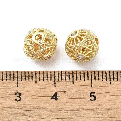 Gestell mit Messing-Pavé-Kubikzirkonia-Perlen&nbsp;KK-D100-12G-02
