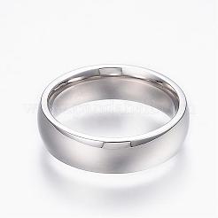 304 Edelstahl-Breitbandringe&nbsp;RJEW-G082-02