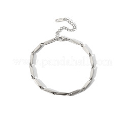 Eleganti collane e bracciali con catena a maglie fatte a mano in acciaio inossidabile 304 per unisex&nbsp;TO1723-1