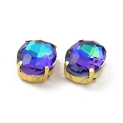 Ovaler Strass zum Aufnähen&nbsp;DIY-E062-06G-B04