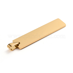 Pendentifs en acier inoxydable 304 avec placage ionique (IP)&nbsp;STAS-D142-01B-G