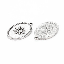 Pendente smalto in lega stile tibetano&nbsp;TIBEP-N010-020AS-RS