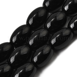 Hebras de cuentas de ónix negro natural&nbsp;G-F801-F02-04