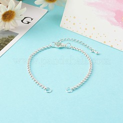 Herstellung von Rolo-Armbändern aus Edelstahl 304&nbsp;AJEW-JB01013