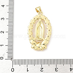 Messing micro pave klare zirkonia anhänger&nbsp;KK-B141-29G