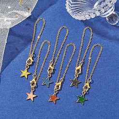 Decorazioni pendenti in lega di smalto&nbsp;HJEW-JM01846