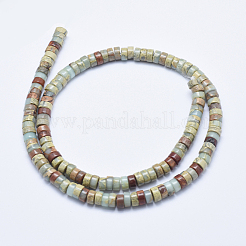 Fili di perline naturali aqua jasper&nbsp;G-E444-17-6mm