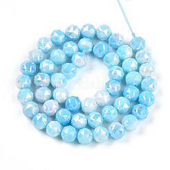 Fili di perle di vetro galvanizzate anti-ossidazione&nbsp;GLAA-N010-8mm-01
