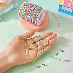 1 rouleau de cordon élastique rond en polyester&nbsp;DIY-CD0001-47