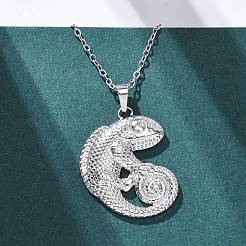 Collane con ciondolo in acciaio inossidabile 304&nbsp;NJEW-H059-07P