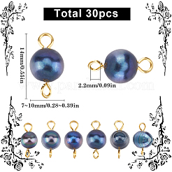 30 Stück natürliche&nbsp;PALLOY-SC00006