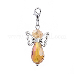 Facettierten Glas-Anhänger&nbsp;HJEW-JM00393-M