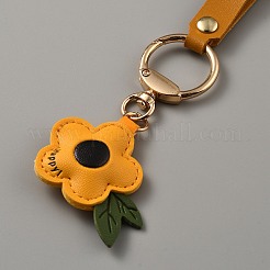 Kunstleder Anhänger Dekoration&nbsp;KEYC-SZC0009-001B