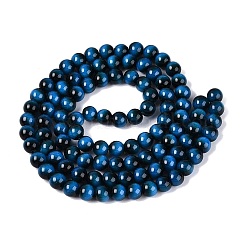 Colliers de perles en verre imitation œil de tigre&nbsp;GLAA-Q106-03A-B11