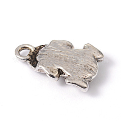 Pendenti della lega stile tibetano rospo&nbsp;PALLOY-ZN40048-AS-RS