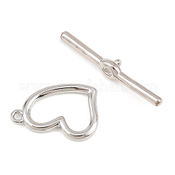 Herz Messing Knebelverschlüsse&nbsp;KK-G548-43P-01