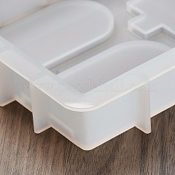 DIY-Silikonformen für Kerzen mit quadratischem Wallmuster&nbsp;LS-DIY-G113-09A