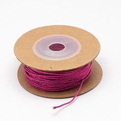Nylon tressé avec fils métalliques&nbsp;NWIR-N003-1mm-03E