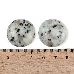 Natürliche Sesam-Jaspis-Cabochons&nbsp;G-H1596-FR-25mm-14