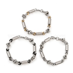 Bracelets à maillons en acier inoxydable 201 pour hommes et femmes&nbsp;BJEW-B143-08