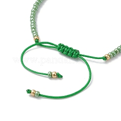 Bracelets tressés en pierres précieuses naturelles mélangées et perles de rocaille en verre pour femmes&nbsp;BJEW-MZ00245