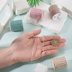 4 Rolle 4 Farben 4-fädige Polycotton-Kordel mit Metallicfaden&nbsp;OCOR-TA0003-33C