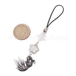 4 Stück 2 Stile Acryl Fisch Charm Handygurte&nbsp;HJEW-JM02682-S