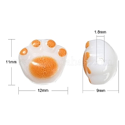 100 Stück undurchsichtige Acrylperlen&nbsp;OACR-CJ0001-31