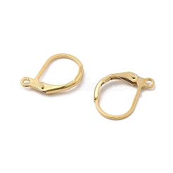 Ottone risultati leverback orecchino&nbsp;KK-F824-007G-1