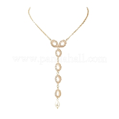 Messing-Sets mit Mikropavé-Anhänger und Zirkonia-Ohrringen&nbsp;SJEW-JS01325