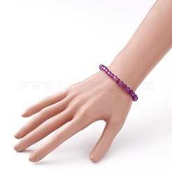 Transparente Acrylperlen Stretch Armbänder für Kinder&nbsp;BJEW-JB06505