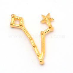 Cabochon in lega ecologica&nbsp;PALLOY-WH0008-22G