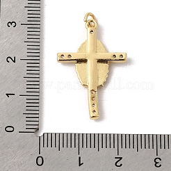 Pendentifs en laiton zircon cubique transparent&nbsp;KK-K419-11G