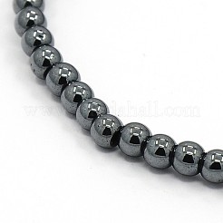 Bracelets extensibles élastiques en hématite synthétique non magnétique&nbsp;BJEW-O017-02