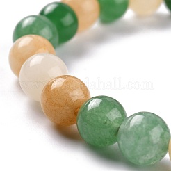 Perles de jade naturelles teintes&nbsp;BJEW-G633-B-03