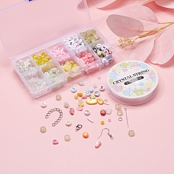Kit de fabrication de bijoux à bricoler soi-même en perles de pierre naturelle&nbsp;DIY-YW0004-70C