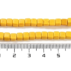 Kunsttürkisfarbenen Perlen Stränge&nbsp;X-TURQ-G108-4x4mm-06